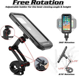 Waterproof bike phone holder